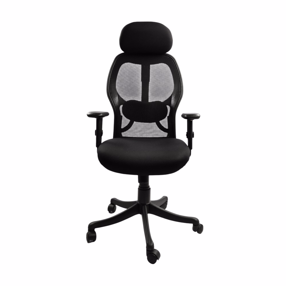 Ergonomic Mesh Office Chair with Adjustable Headrest and Lumbar Support – W4wood Last - Image 3