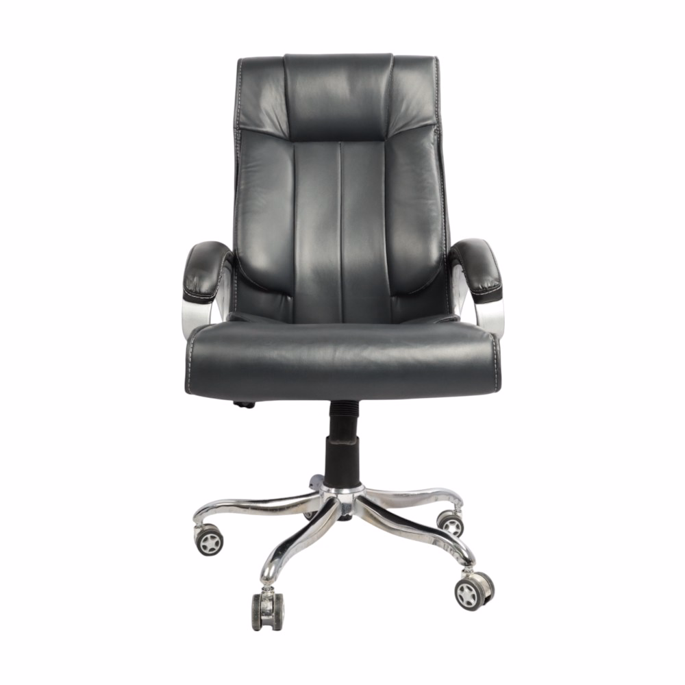 High Back Ergonomic Executive Office Chair with Chrome Base – W4wood - Image 3