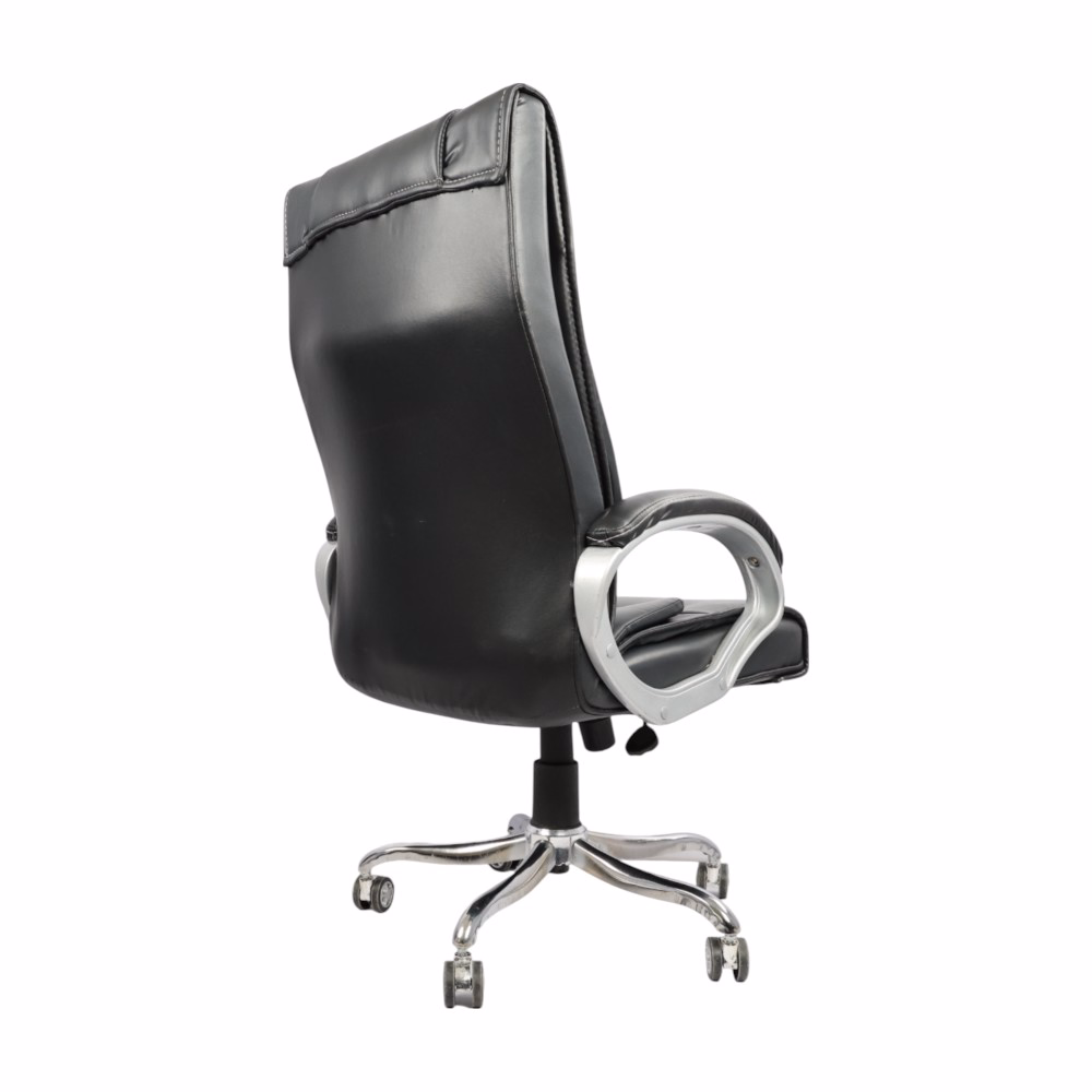 High Back Ergonomic Executive Office Chair with Chrome Base – W4wood - Image 5